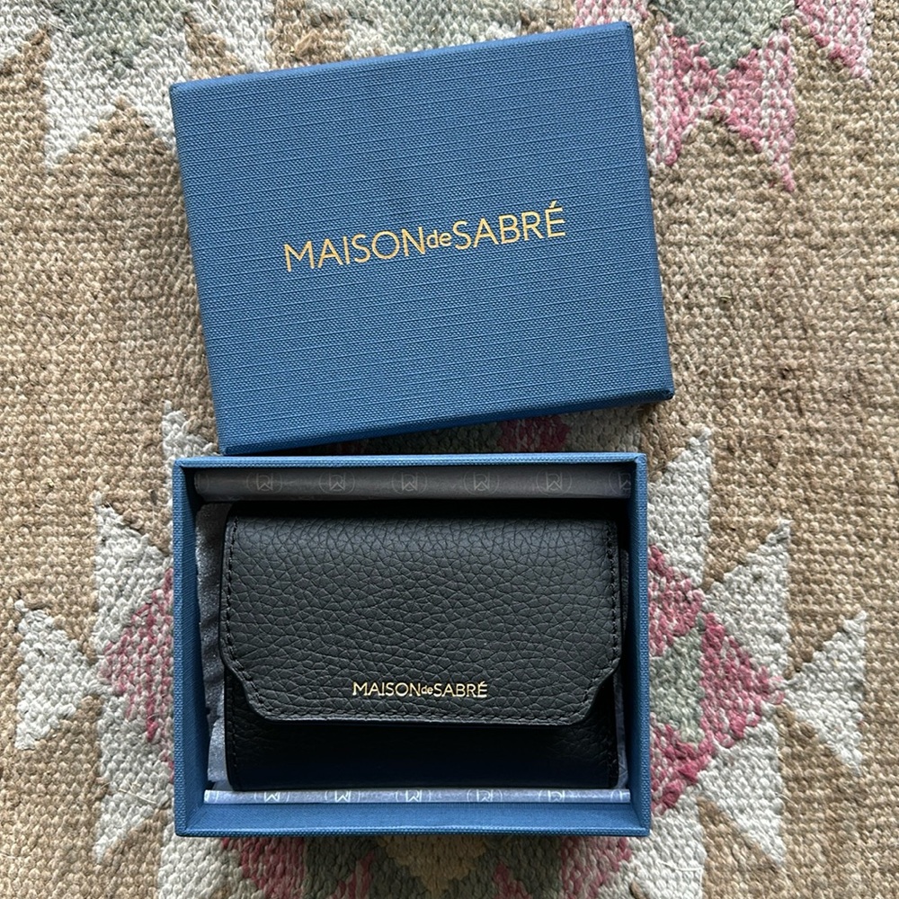Maison de Sabre Trifold Leather Wallet